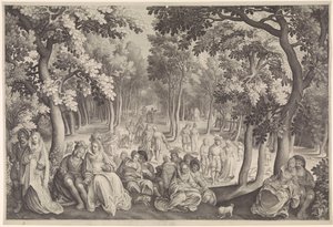 Kärlekens trädgård av Nicolaes de Bruyn