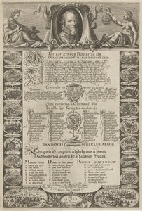 Allegoriskt porträtt till prins Maurits ära, 1612 av Nicolaes van Geelkercken