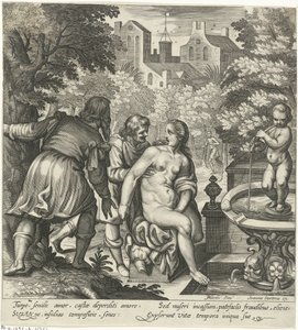 Susanna och de äldre av Nicolaes van Geelkercken