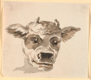 Minotaurus huvud av Nicolai Abildgaard