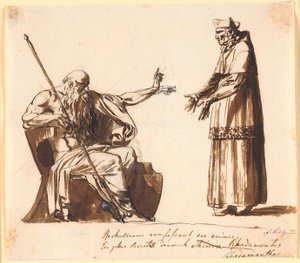 Richelieu foran Rhadamanthos av Nicolai Abildgaard