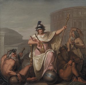 Rom som världens härskare av Nicolai Abildgaard