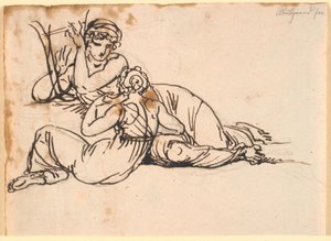 Sappho och Mytilene av Nicolai Abildgaard