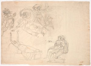 Scen från Shakespeares Henry VIII (akt 4, scen 2) av Nicolai Abildgaard