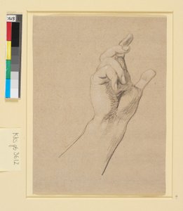Studie av en hand av Nicolai Abildgaard