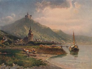 Braubach och Marksburg, Braubach och Marksburg slott, 1923.
