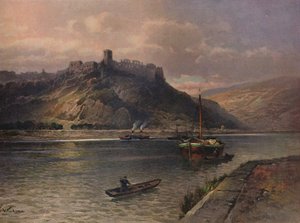 Ruine Rheinfels, Rheinfels slott, 1923.