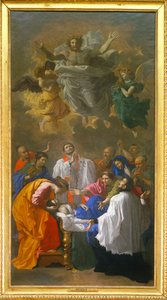 Saint Francois-Xavier kallar tillbaka till livet dottern till en invånare i Cangoxima i Japan - Saint Francis-Xavier återupplivar en invånare i Cangoxima i Japan ...