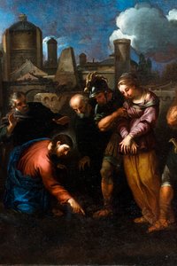  av Nicolas (school of) Poussin