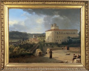 Utsikt över Villa Medicis av Nicolas Antoine Taunay