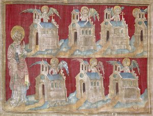 Apocalypse Tapestry eller "Apocalypse of Angers" av Nicolas Bataille