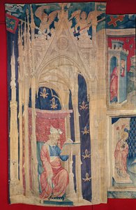 The Reader, från Apocalypse Tapestry of Angers, 1373-87 (gobeläng) av Nicolas Bataille