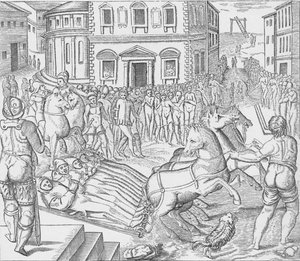 Avrättning av tre kartusiska martyrer, Tyburn, London, 1535 1904