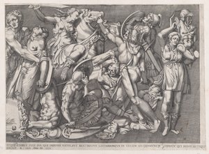 Mirror of Roman Magnificence: Battle of the Amazons, 1559., 1559.