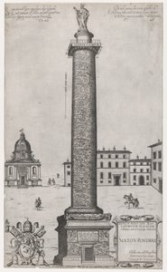 Mirror of Roman Magnificence: Column of Trajanus, 1589., 1589. av Nicolas Beatrizet.