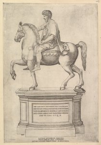 Mirror of Roman Magnificence: Marcus Aurelius, 1500-talet. av Nicolas Beatrizet