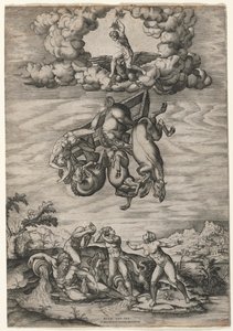 Phaetons fall av Nicolas Beatrizet