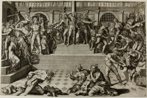 Massakern på de oskyldiga av Nicolas Beatrizet