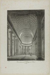 Interiörvy av S:t Philippe du Roule, Paris