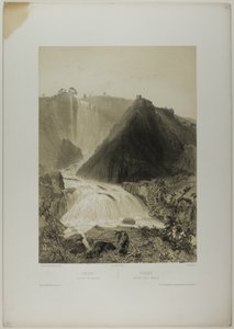 Terni: Marble Falls, plansch tjugo från Italie Monumentale et Pittoresque