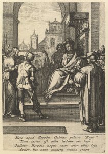 Kristus före Pilatus, från The Passion of Christ, mitten av 1600-talet.