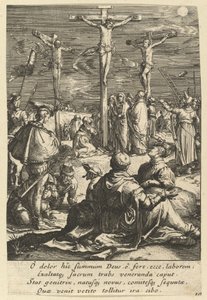 Kristus på korset, från The Passion of Christ, mitten av 1600-talet.