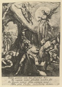 Uppståndelsen, från The Passion of Christ, mitten av 1600-talet.