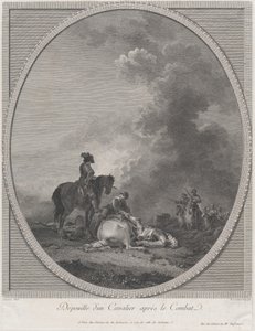 Soldatens kadaver efter strid, 1781., 1781. av Nicolas Colibert
