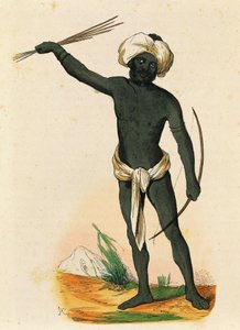 Aborigin från ön Vatou-Lele (Fijiöarna)