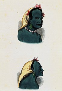 Vanou-infödd och Vanou-hövding (Vanikoro)