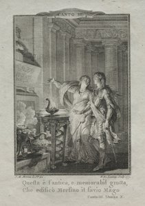 I Merlins grotta, magikern, 1771.