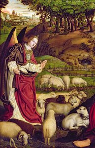 The Triptych of Moses and the Burning Bush, c.1476 (detalj av 173010)