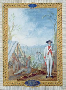 Uniformer av det franska infanteriet under det amerikanska frihetskriget av Nicolas Hoffmann