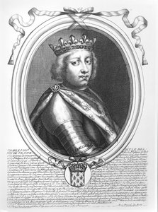 Karl IV (1294-1328) mässan, kung av Frankrike och Navarra, från 