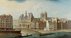 Rådhuset och Place de Grève, 1753.