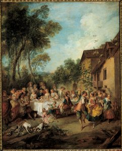 Smekmånadsmålningen av Nicolas Lancret (1690-1743) 1700-talets Angers, Museum of Fine Arts av Nicolas Lancret