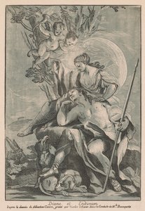 Diana och Endymion. av Nicolas LeSueur