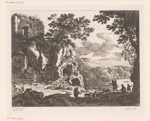 Cephalus en Procris av Nicolas Perelle