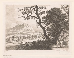 Venus en Adonis av Nicolas Perelle