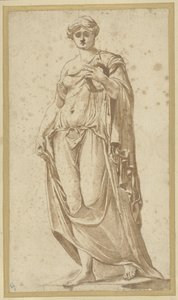 Flora Farnese, sedd framifrån av Nicolas Poussin (possibly)