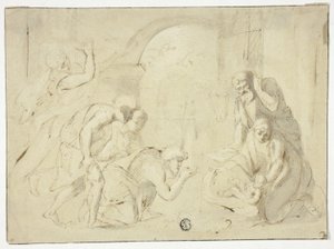 Herdarnas tillbedjan av Nicolas Poussin