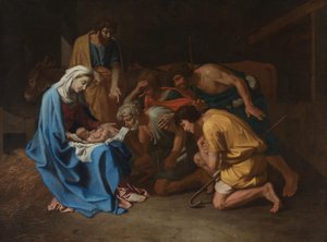 Herdarnas tillbedjan av Nicolas Poussin