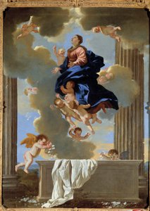 Antagandet av jungfruns målning av Nicolas Poussin av Nicolas Poussin