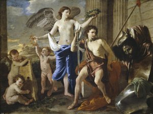 Davids triumf av Nicolas Poussin