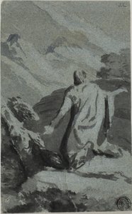 Man ber i vildmarken av Nicolas Poussin