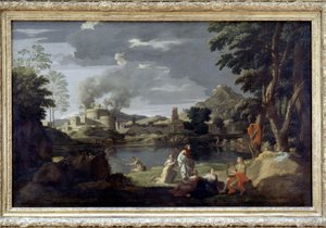 Orpheus och Eurydice av Poussin, Louvren av Nicolas Poussin
