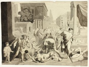 Ashtodpest av Nicolas Poussin