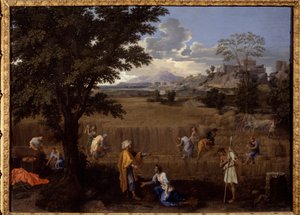 Sommar eller Rut och Boas av Nicolas Poussin