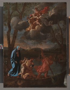 Den heliga familjens återkomst till Nasaret, ca 1627 (olja på duk) av Nicolas Poussin
