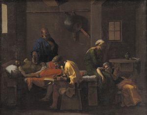 Eudamidas testamente av Nicolas Poussin